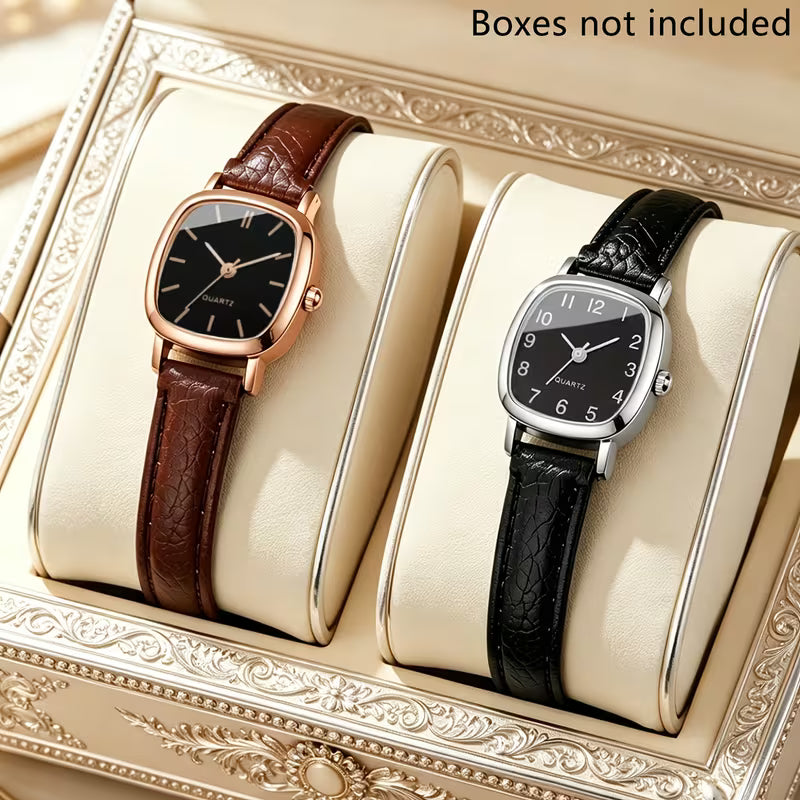 2pcs QUARTZ Watch Set