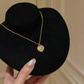 Romantic Brushed Heart Pendant Necklace