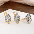Sparkling  Zirconia Earrings and Ring Set