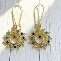Vintage Elegant Peacock-Shaped Earrings