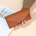 Bi-Fold Hardware Snap Closure Multi-Card Slot Organizer