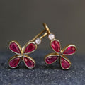 Vintage Four-Leaf Clover Earrings