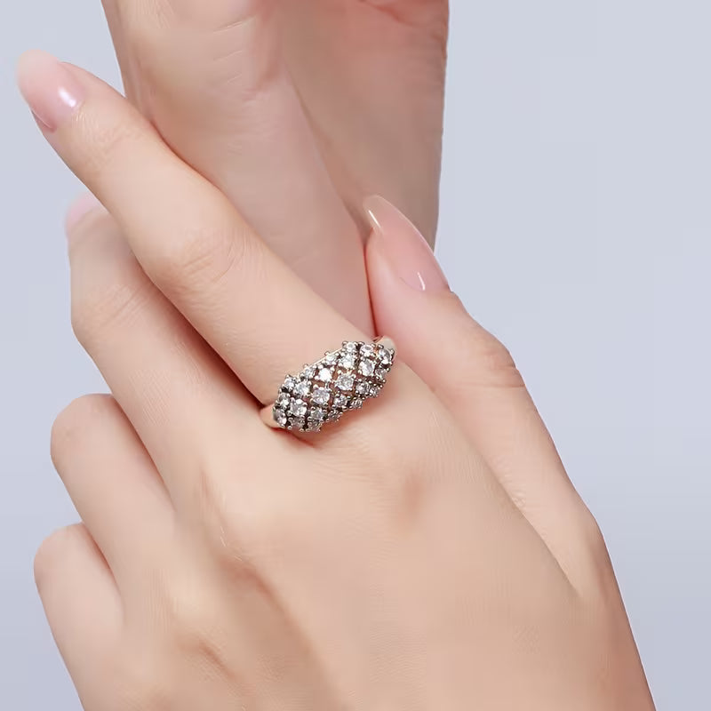Sparkling  Zirconia Earrings and Ring Set