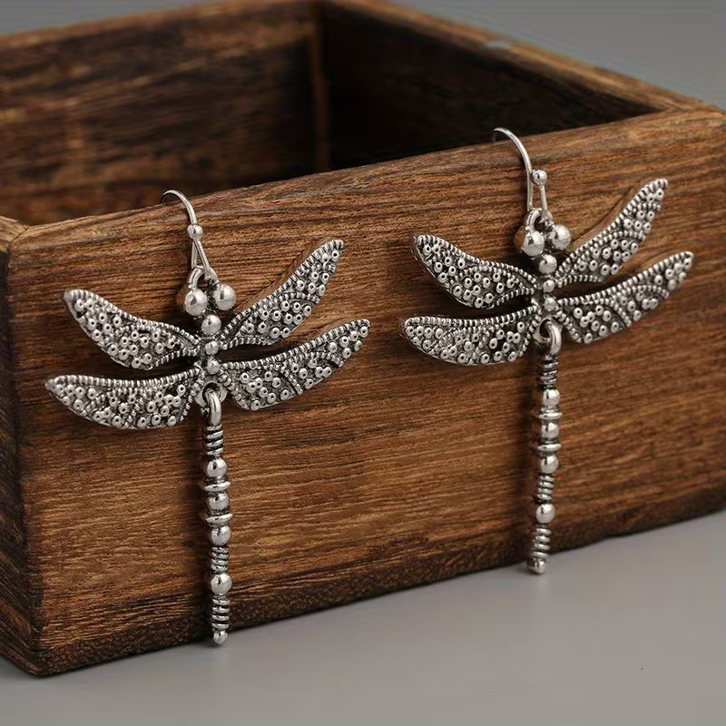 Retro Dragonfly Earrings