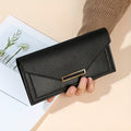 Bi-Fold Hardware Snap Closure Multi-Card Slot Organizer