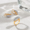 Sparkling  Zirconia Earrings and Ring Set