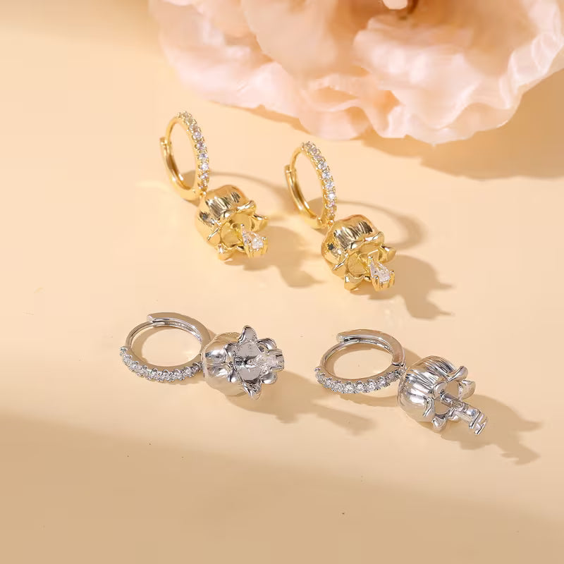 Lily of The Valley Water Drop Earrings