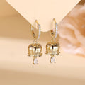 Lily of The Valley Water Drop Earrings