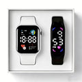 2pcs Square Watch + Smart band Set