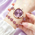 QUARTZ Vintage Round Rhinestone Women's Watch