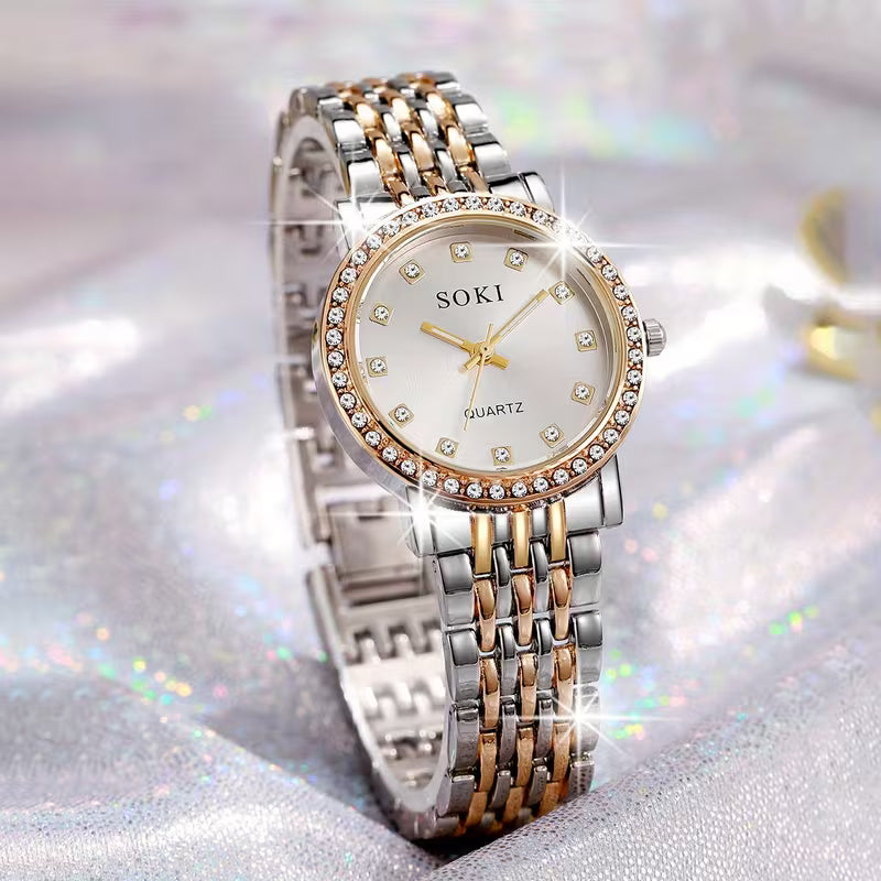Women's Rhinestone Watch SOKI-QUARTZ