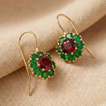 Bohemian Floral Drop Earrings