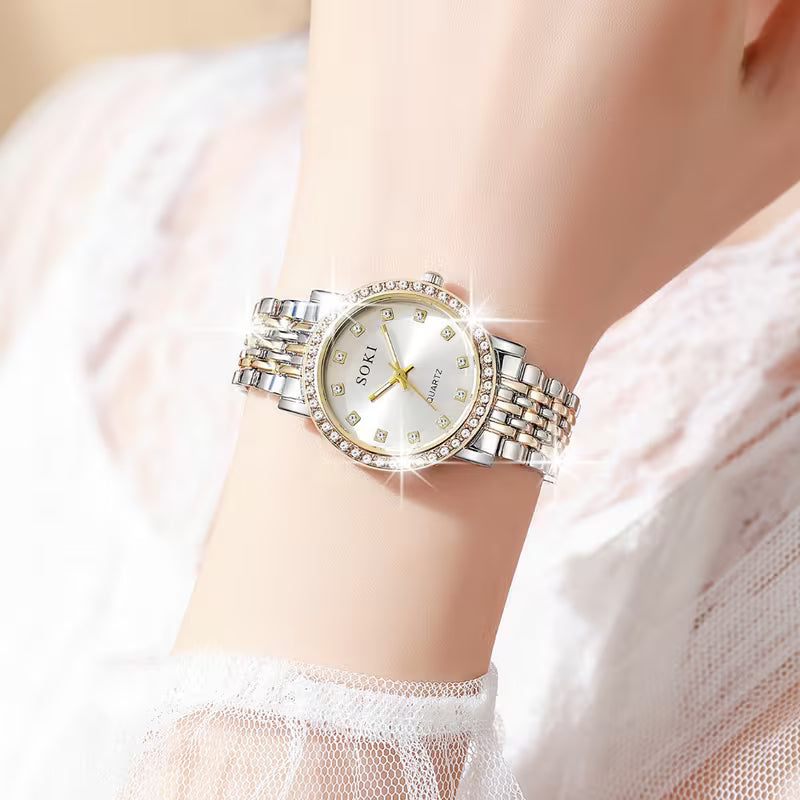 Women's Rhinestone Watch SOKI-QUARTZ