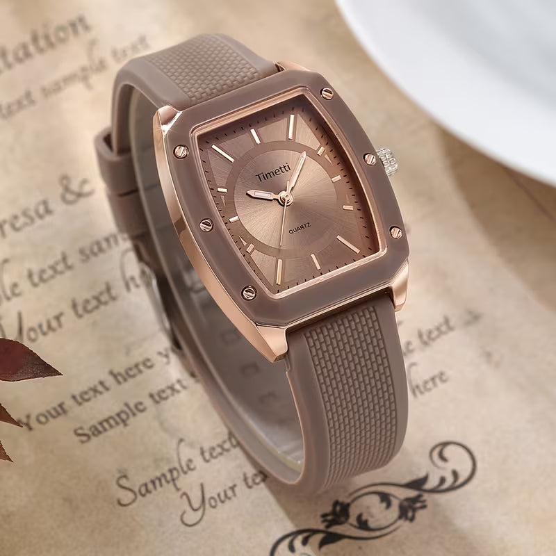 Vintage Square Quartz Ladies' Wristwatch