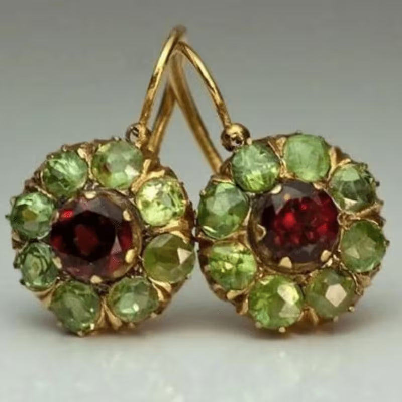 Zirconia Floral Earrings