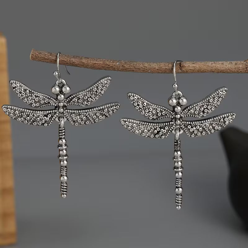 Retro Dragonfly Earrings