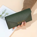 Bi-Fold Hardware Snap Closure Multi-Card Slot Organizer