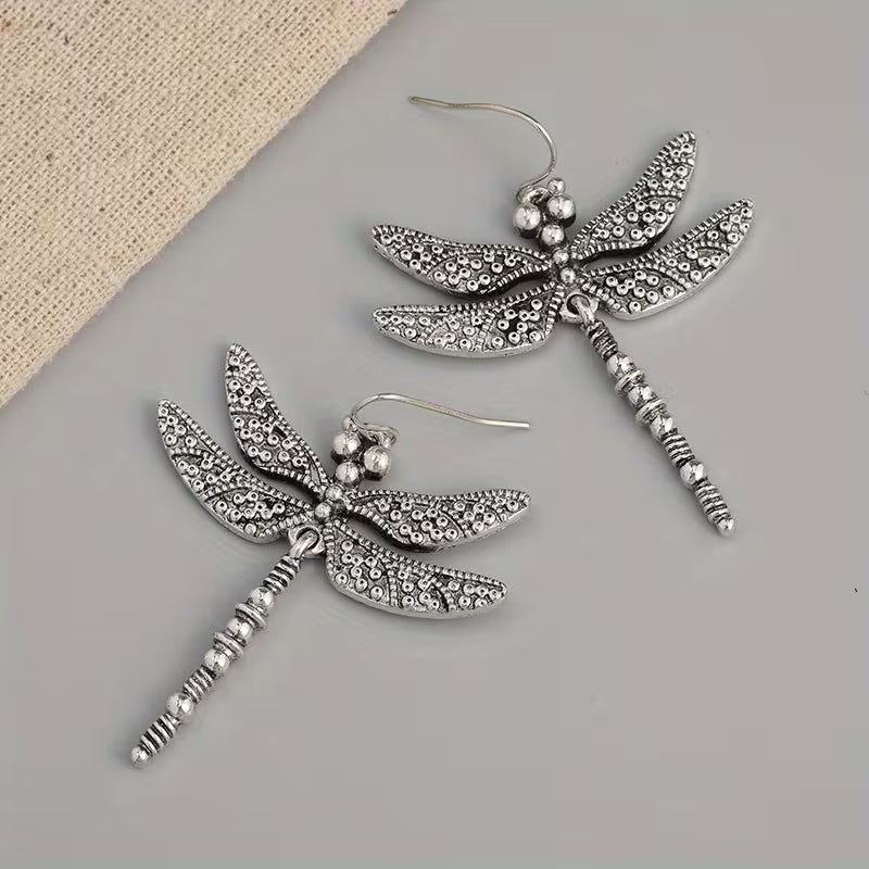 Retro Dragonfly Earrings