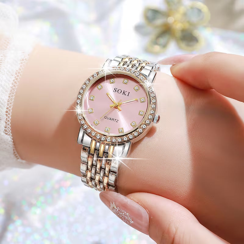 Women's Rhinestone Watch SOKI-QUARTZ