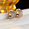 Zirconia Hoop Earrings