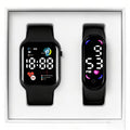 2pcs Square Watch + Smart band Set