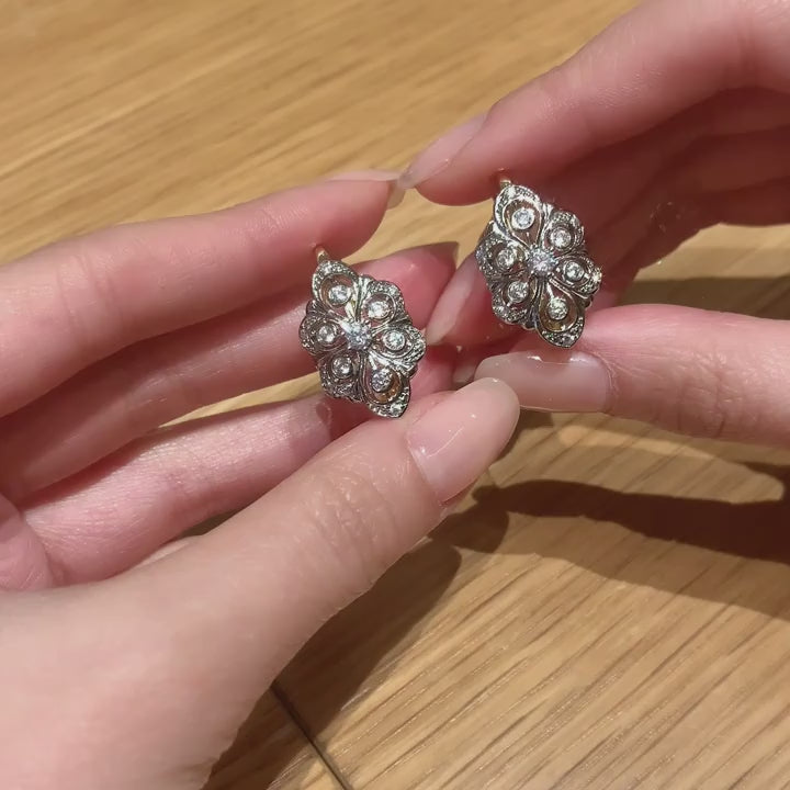 Sparkling  Zirconia Earrings and Ring Set